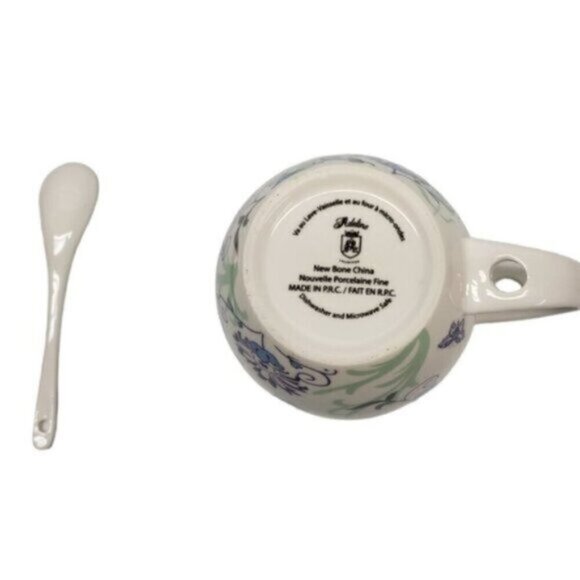 Teacher Gift Mug with Spoon Tea Coffee Floral New in Box - Picture 8 of 12